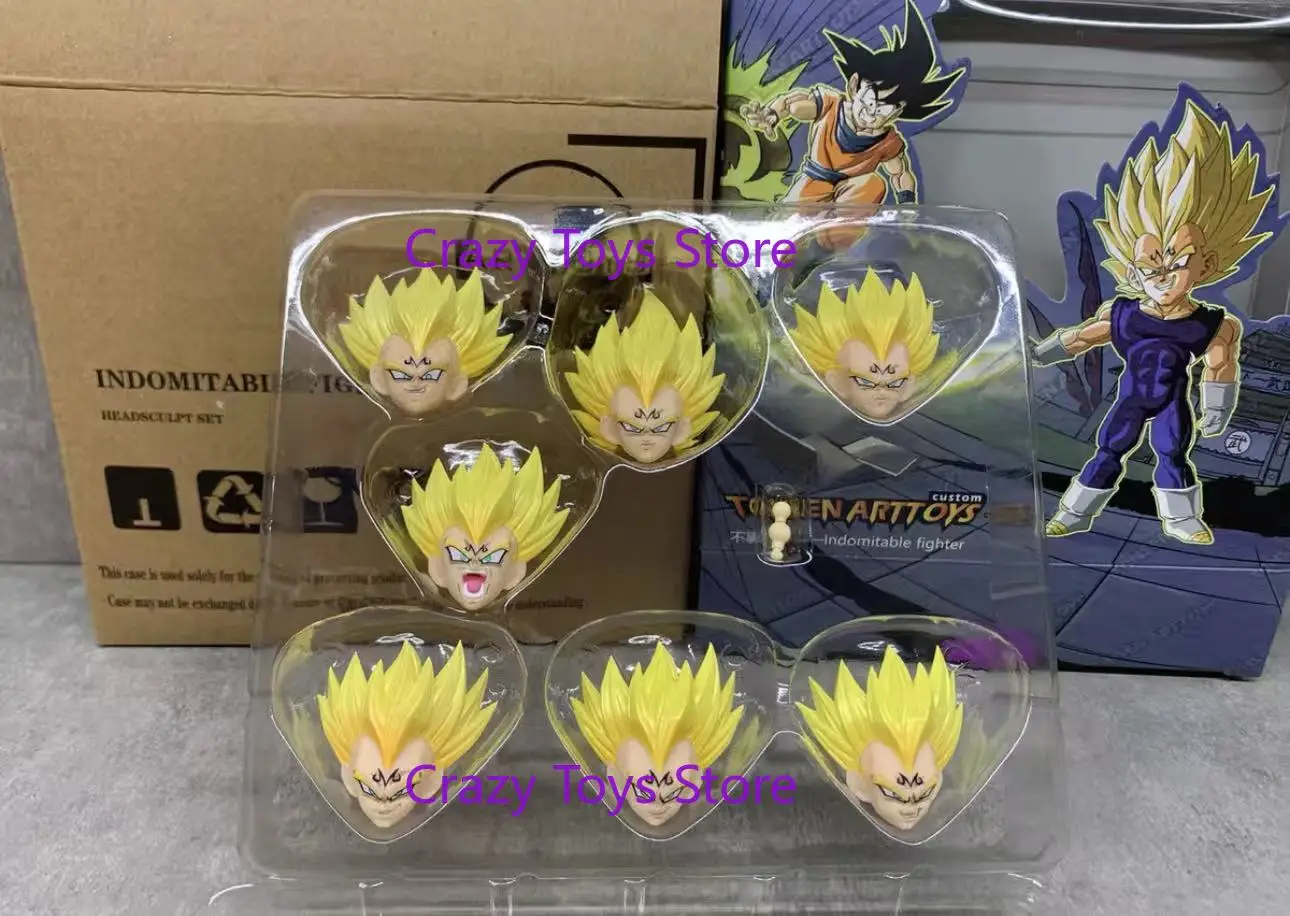 

В наличии 02A 02B Shf Sh Figuarts Cabeza Vegeta Majin, аксессуары для лица, экшн-фигурка, модель игрушки, коллекция аниме-фигурок, подарок