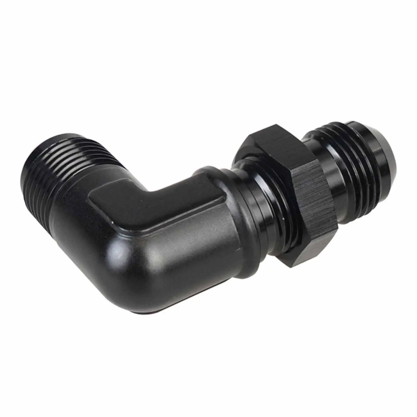 Male Swivel 90 Degree Fuel Fitting Union Connector Bulkhead Adapter for Car Modification Projects