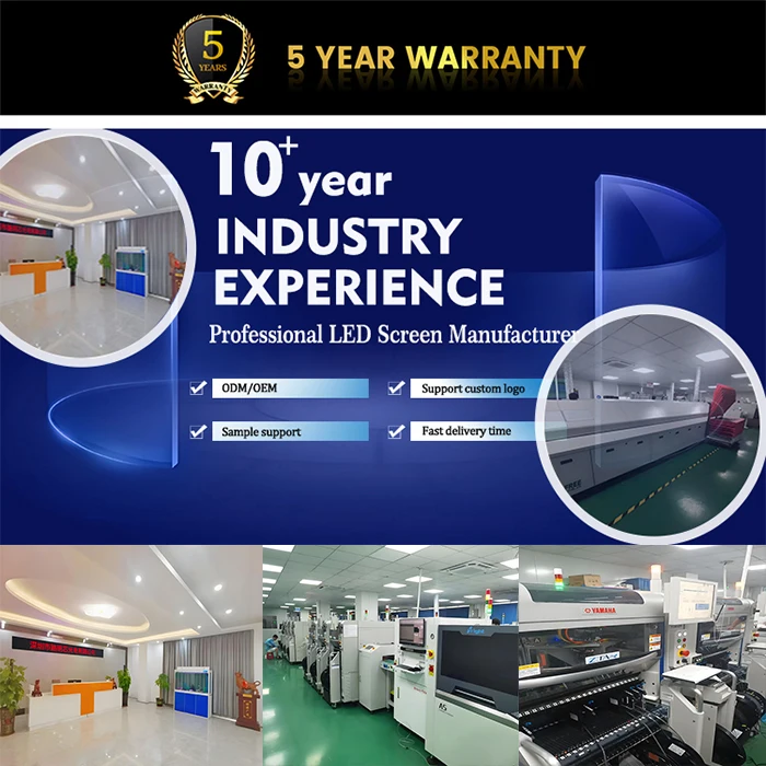 High Quality P5 Outdoor IP66 Waterproof 8K Resolution 4500cd/㎡ Brightness LED Display Screen Corner Design 3D Video Wall