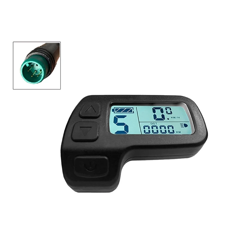 LCD Instrument/Waterproof Connector Ebike Display KT-LCD11 Mini Display 24V 36V 48V For Kunteng Controller Ebike Panel