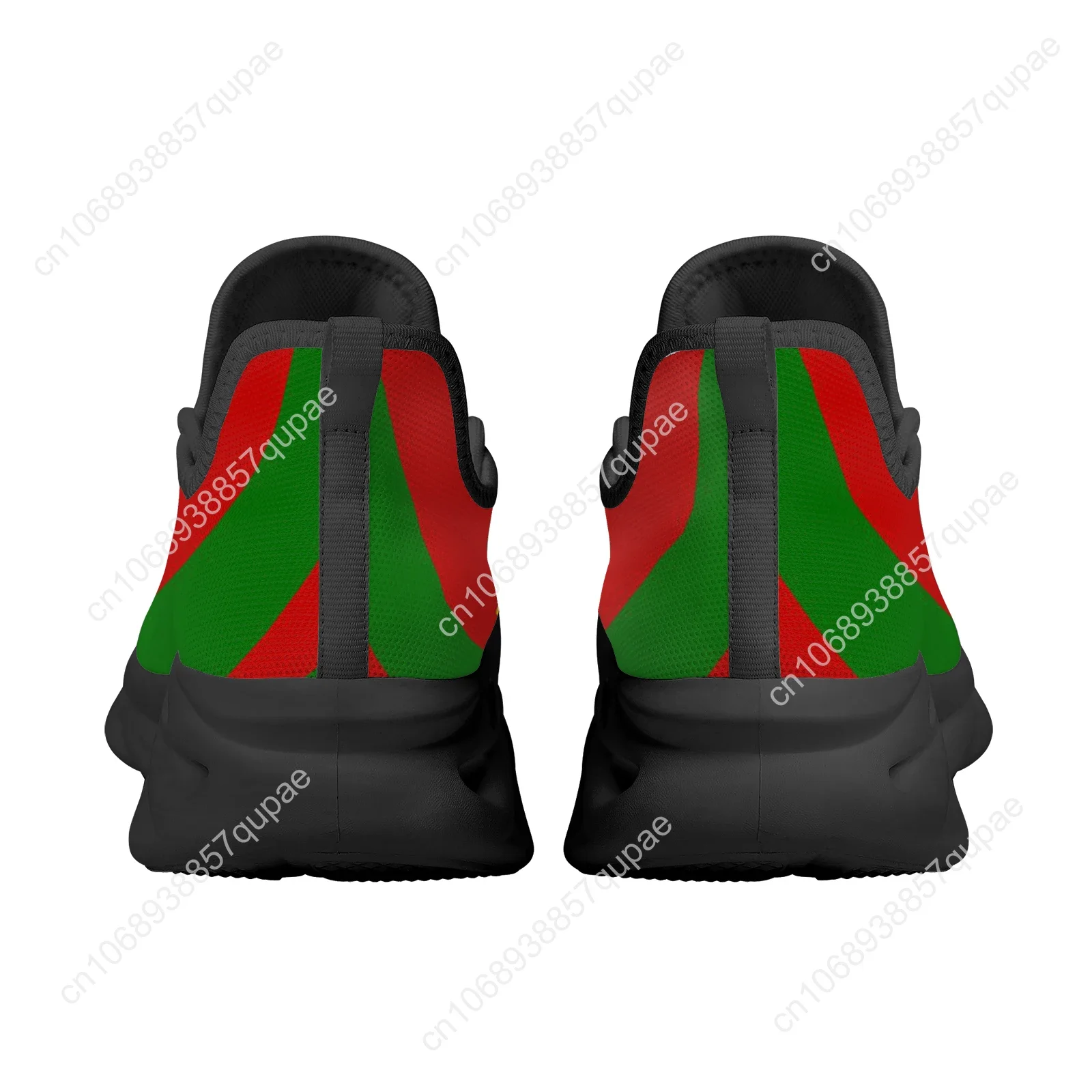 Trendy Kenya Flag Design Flats Sneakers Shoes Mens Womens Sports Shoes Fashion High Quality DIY Sneaker Custom Made Shoe 4
