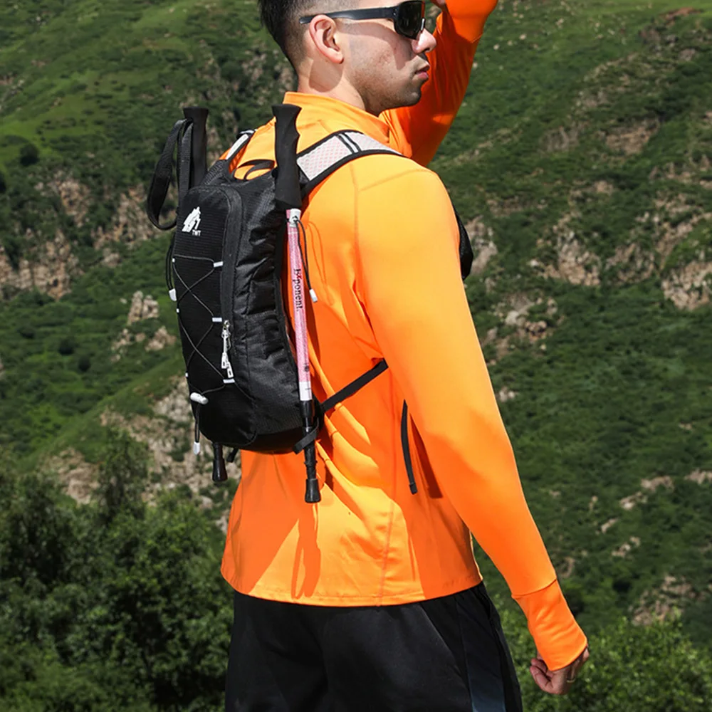 Lauf-Hydrationsweste Rucksack für Männer und Frauen Outdoor-Sporttasche Trail Marathon Jogging Wandern Rucksack Option mit Wasserbeutel – Detail 18