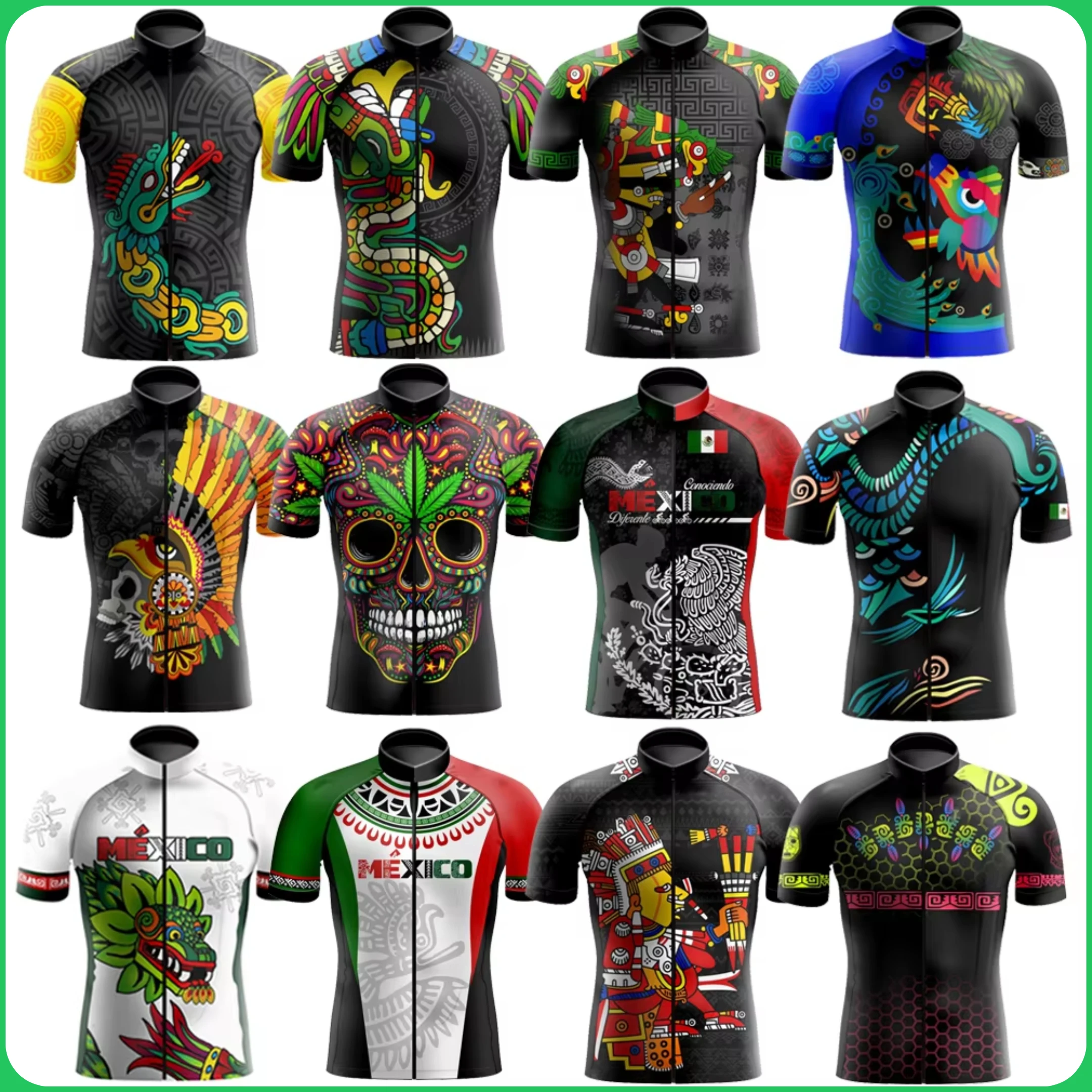 Mountain Biking New Mexico - Nieuw Mexico Heren Fietsjersey MTB Maillot