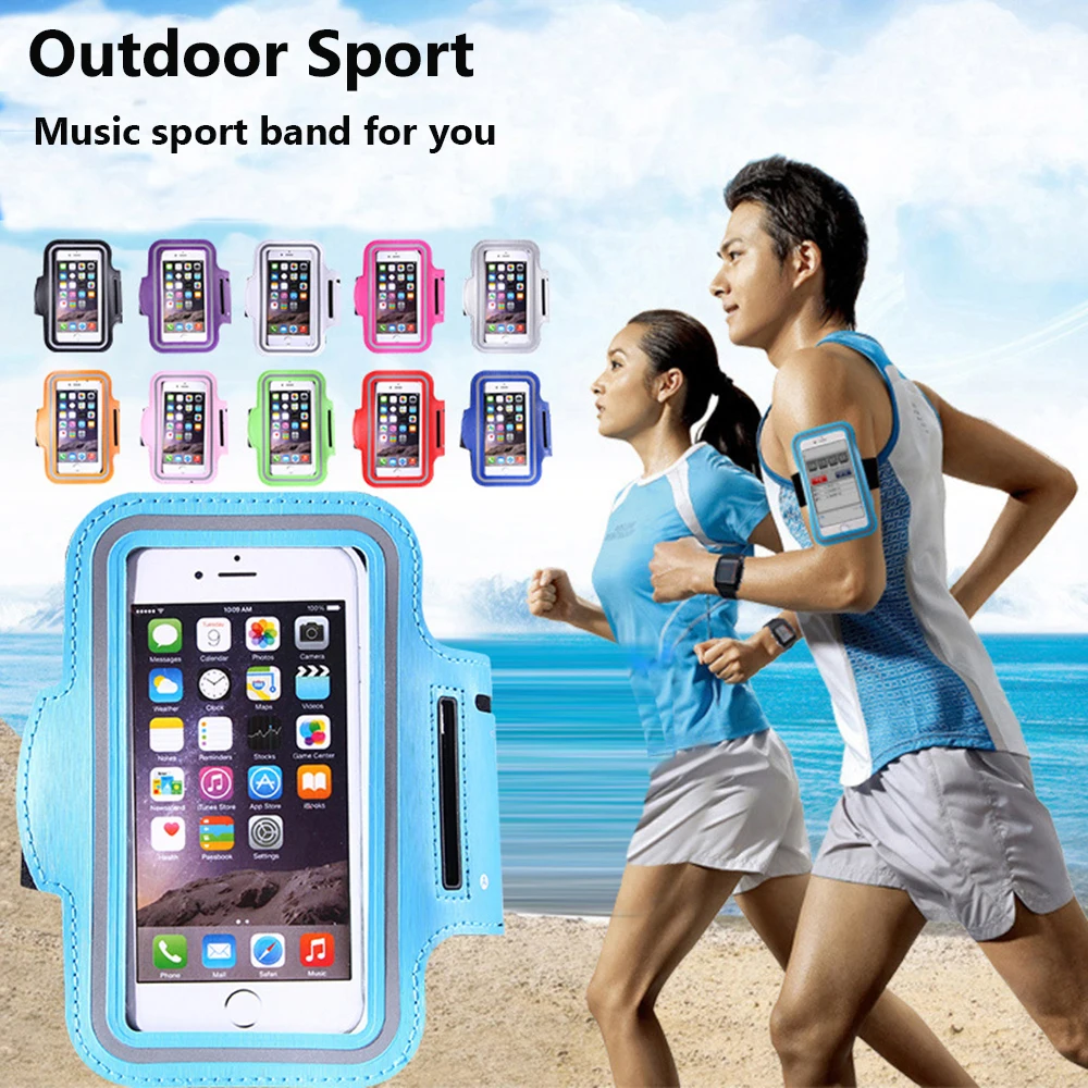 Waterproof Sports Accessories Running Armband Phone Case Armbands Touch Screen Phone Arm Bag Cell Phone Arms Band Running Bags