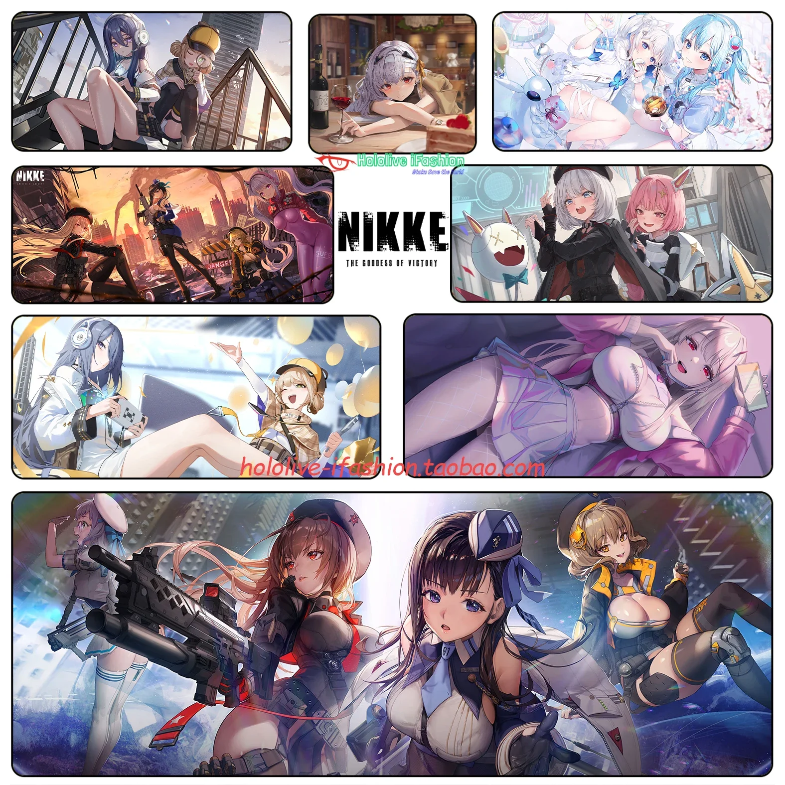 Nikke The Goddess of Victory Mouse Pad Mat Mousepad Keyboard Pad Desk Mat Computer Accessory Gaming Office Work Gift Dropship