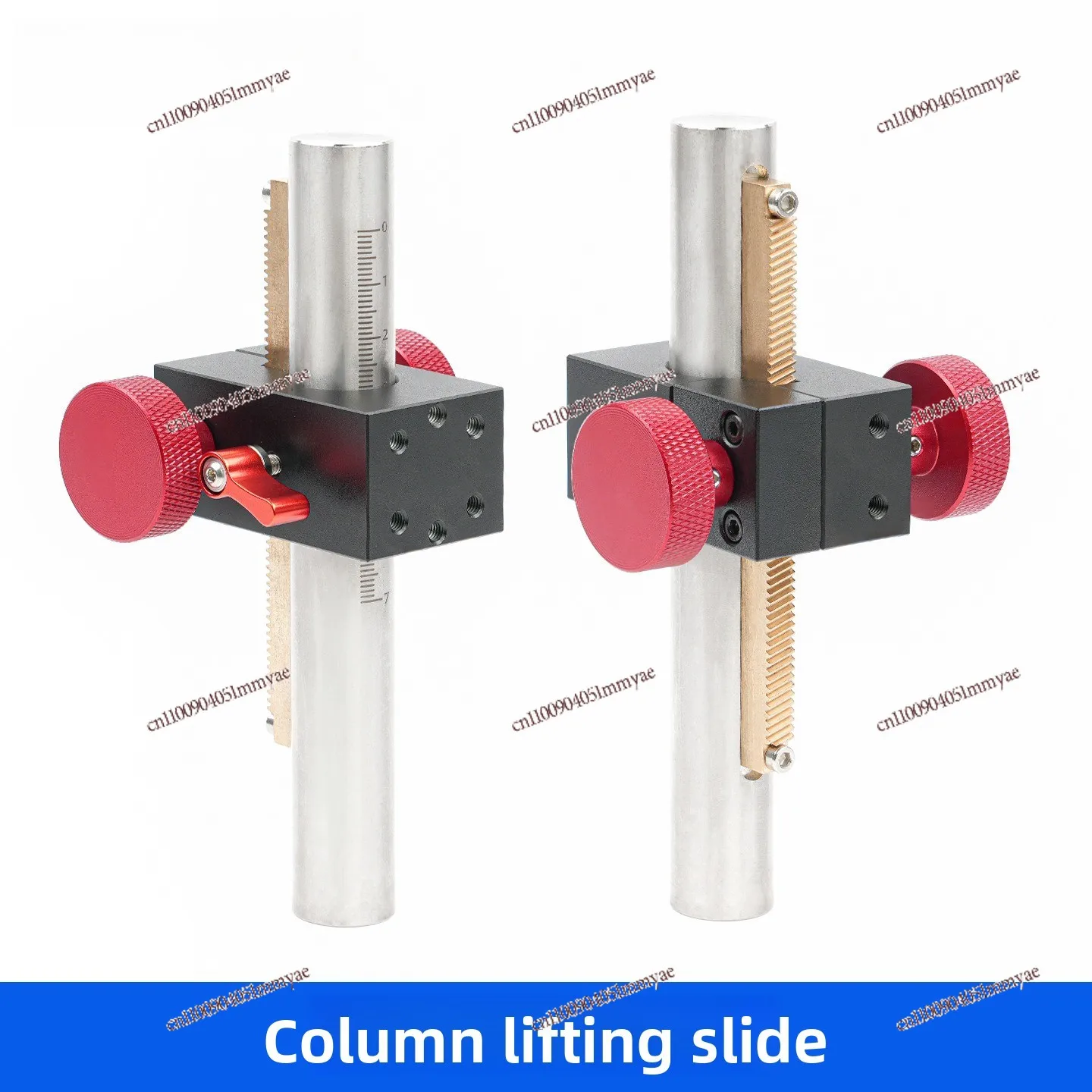 Z-axis Vertical Lift Slide Table Gear Rack Type Column Platform Precision Manual