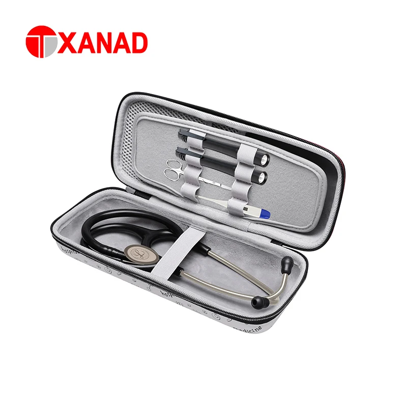 XANAD EVA Hard Case for 3M Lightweight II S.E/Littmann Classic III 5803/Cardiology IV Diagnostic Stethoscope Storage Bag