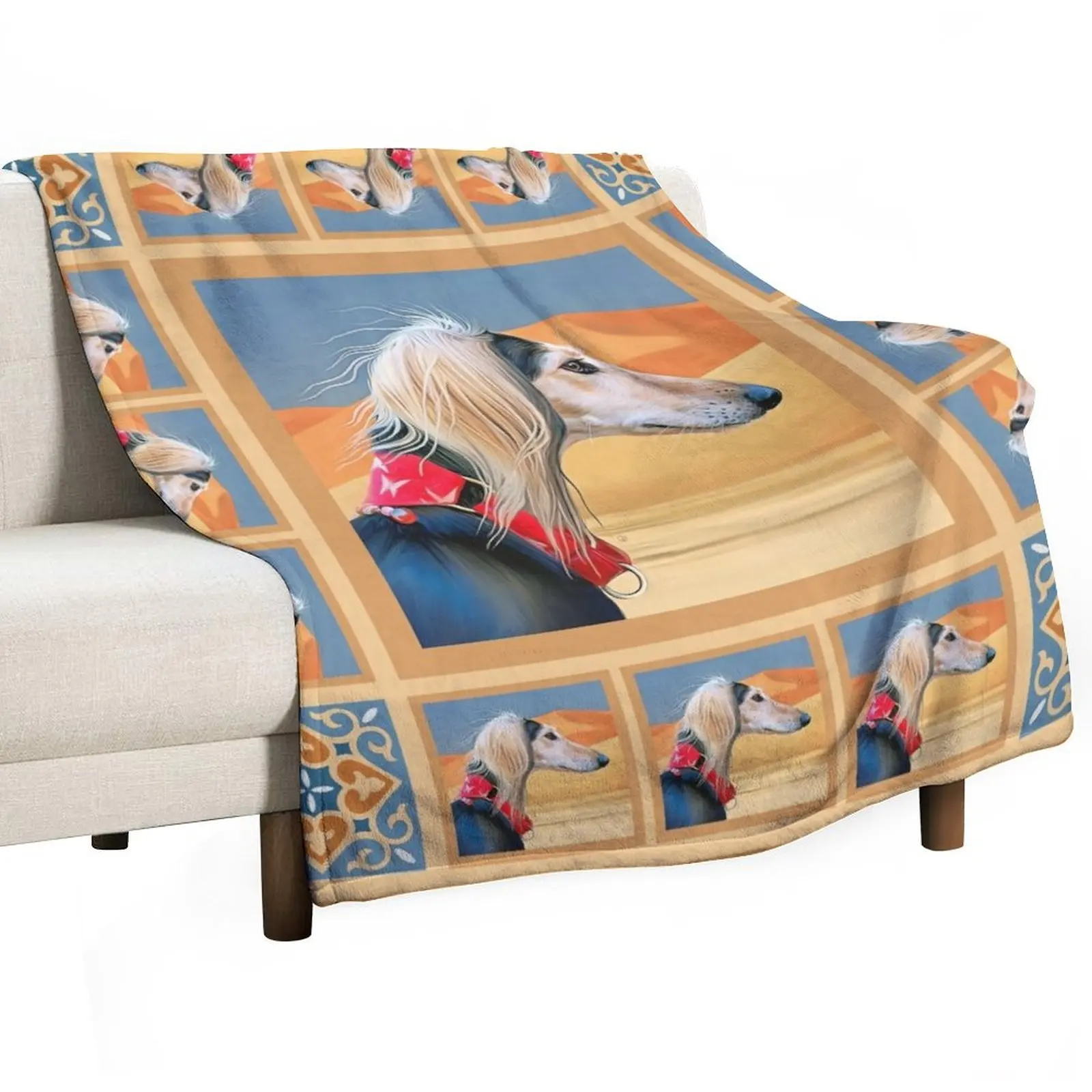 

Saluki Huntress Throw Blanket Thins decorative Blankets