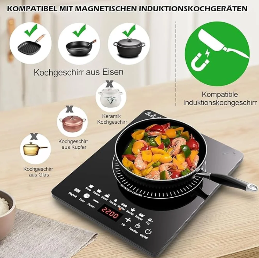 Ultra-thin single stove induct - огляд і ціна Kitchen Appliances Quality