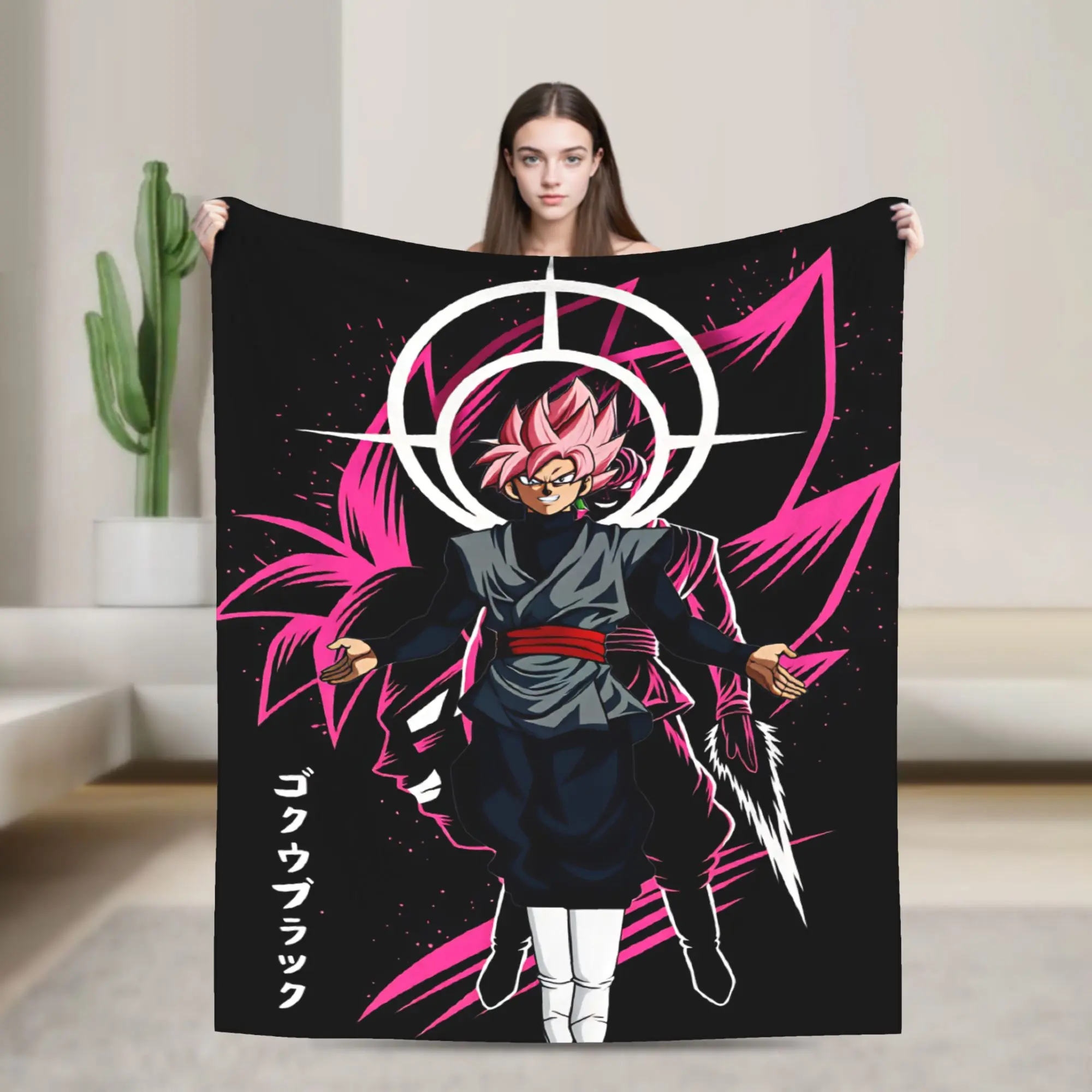 Pinks Monster  Blanket Dragons Balls Super Soft Print Plush Throw Blanket For Kids Adult Home Decor Flannel Bedspread Bed Cover