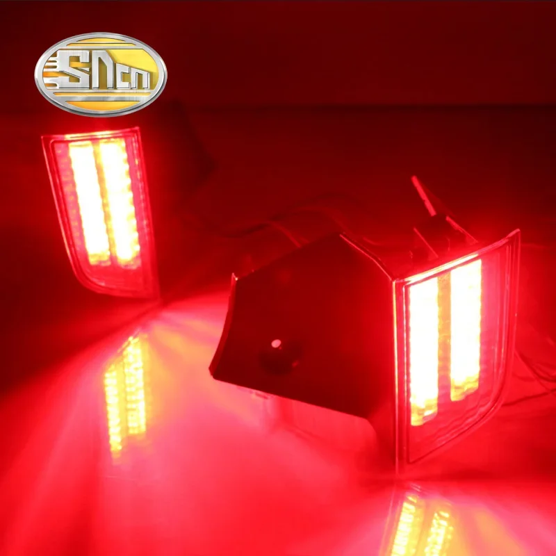 For Mitsubishi Montero Pajero Sport 2016 2017 2018 2019 Multi-function Car LED Rear Fog Lamp Bumper Light Brake Light Reflector