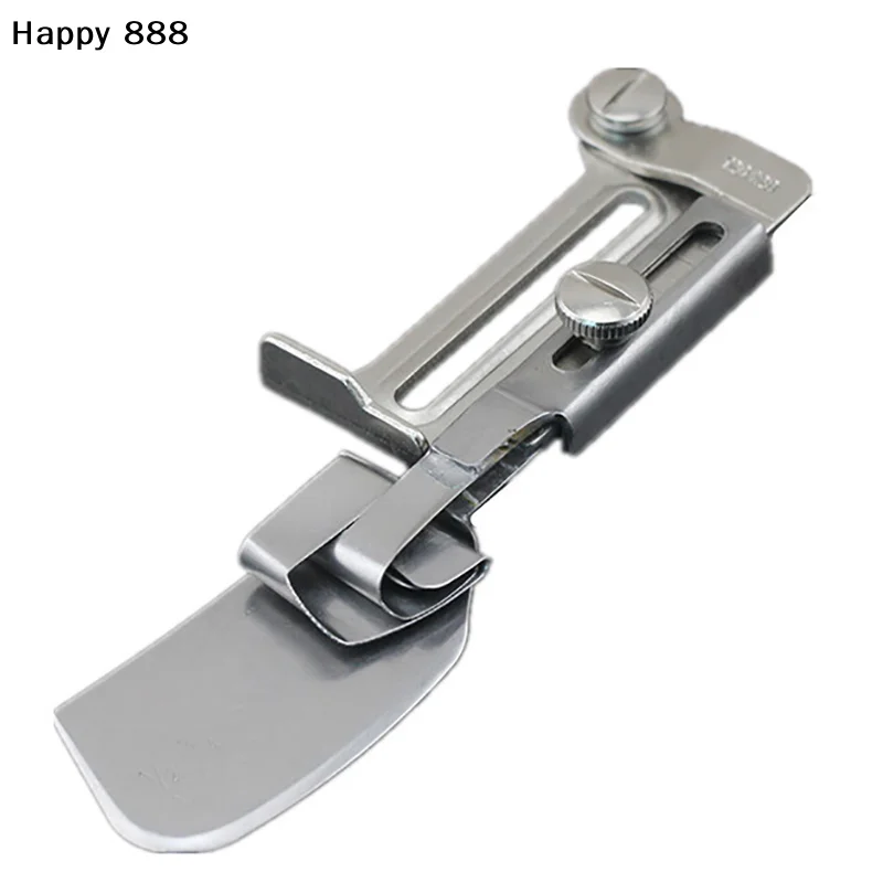 

Регулируемые прижимные лапки для подгибки, роликового скрепления, складывания и обвязки для бытовых и промышленных плоскошовных машин