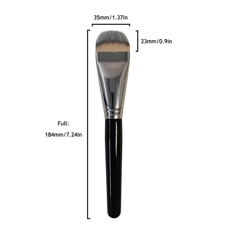 Piccasso Foundation Brushes FB20 Thin Round Makeup Brush FB11 FB18 for Liquid Cream with a Smooth Flawlless Finish