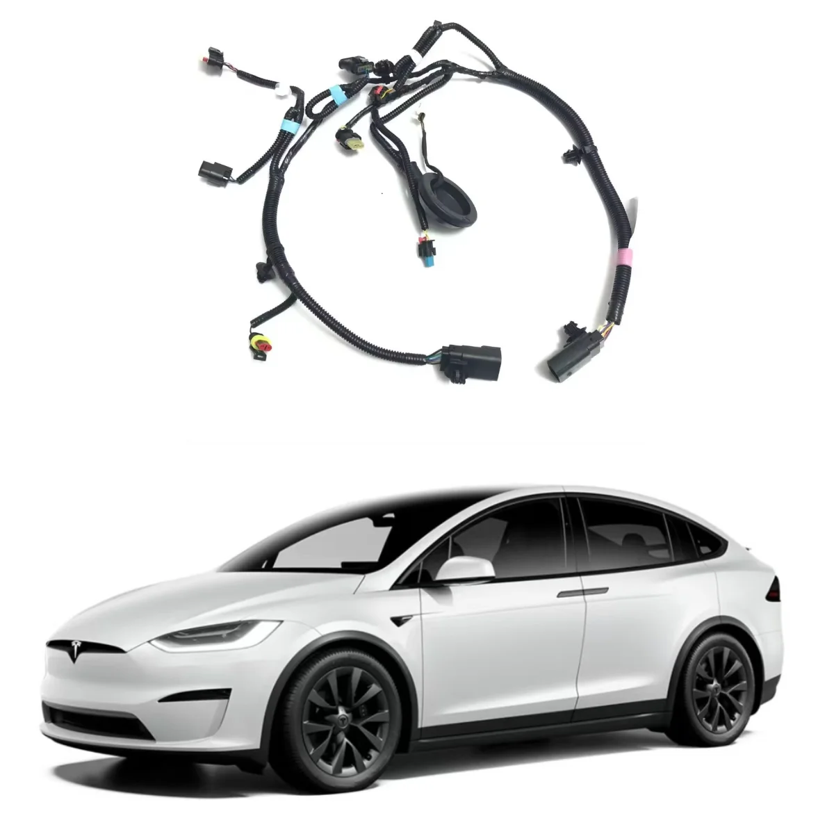 

Tesla Auto Parts Model X Rear Bumper Reverse Millimeter Wave Radar Harness 103 2435-00 - F