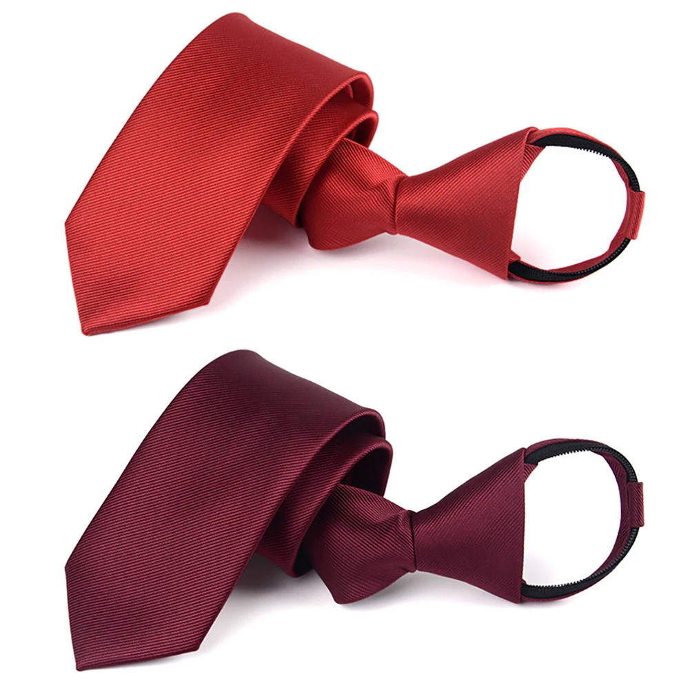 Męski damski krawat 6CM solidny kolorowy pasek krawaty na zamek błyskawiczny do ukończenia szkoły zdjęcie grupowe biuro chóru podczas podróży