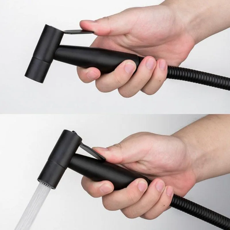 Handheld Wc Bidet Sproeier Messing Ventiel Rvs Bidet Douche Hygiënisch Wandgemonteerde Vrouw Reiniger