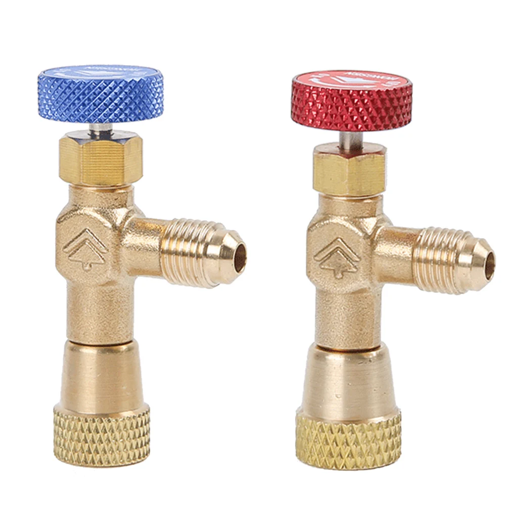 Air Conditioning Refrigerant Safety Valve, Refrigeration Connector, Copper Flow Control Valves, R22, R410A