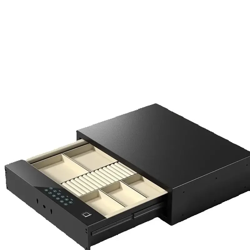 

Y Home Маленький встроенный шкаф Противоугонный невидимый ящик Безопасный полностью стальной офисный ящик с паролем по отпечатку пальца