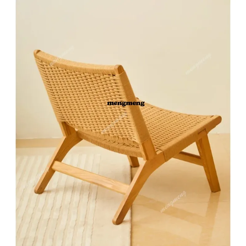 

Rattan Wooden Folding Chair Heavy Duty Lumbar Support Beach Relax Folding Chair Outdoor Garden Sillas Plegables Furniture