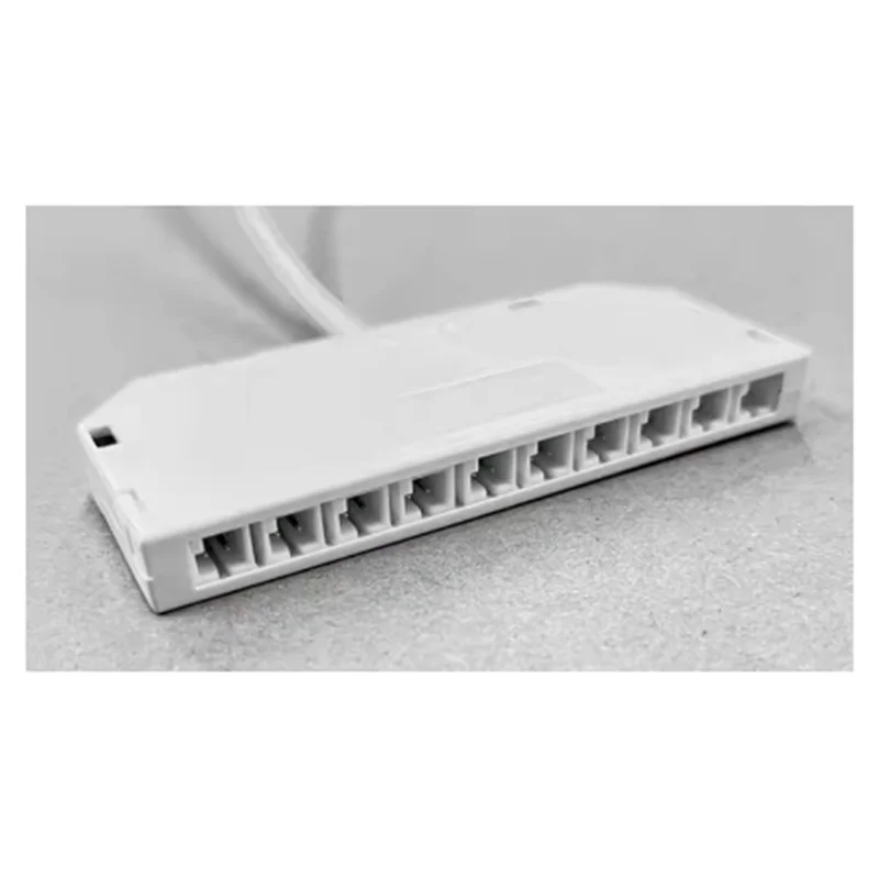 Kabel ABUL z wtykiem męskim, szybkozłączka: rozdzielacz hub 10 portów do instalacji taśm LED