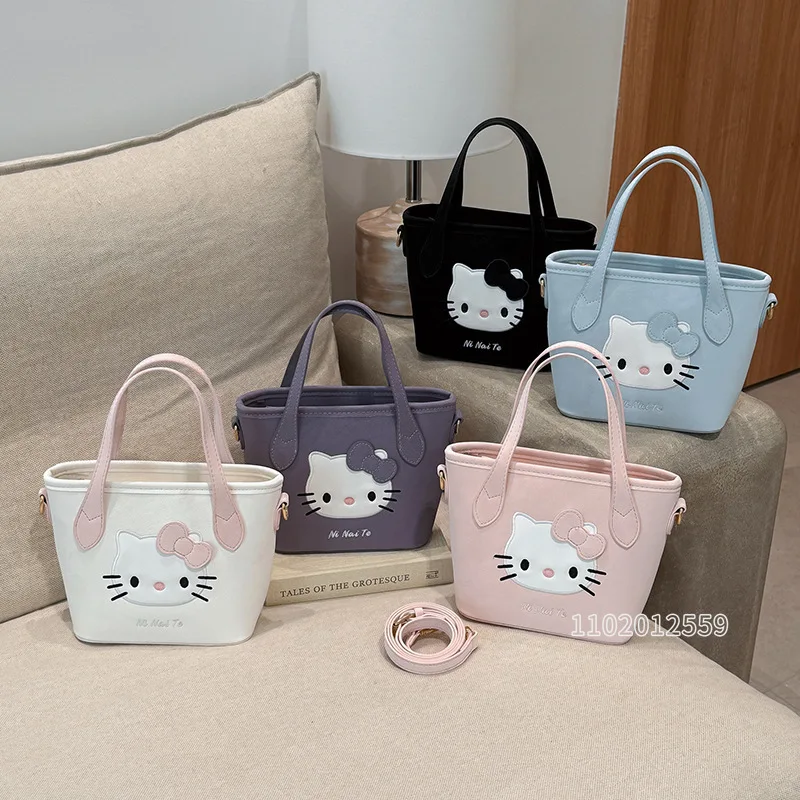 

Hello Kitty's New Women's Shoulder Bag Mini Fashion Women's Shoulder Messenger Bag Cartoon Cute Mini Women's Bag High Quality