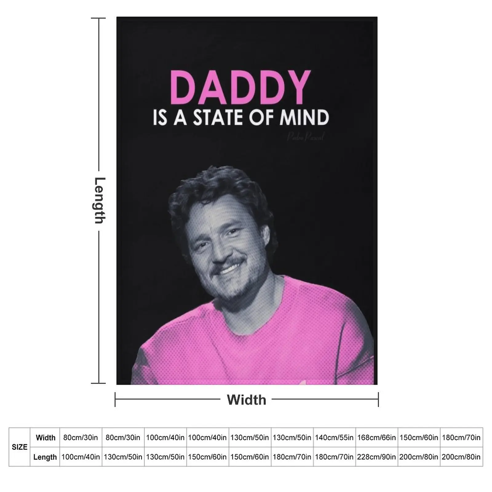 Pedro Pascal Daddy Throw Blanket Decorative Sofa Softest Summer Beddings Bed linens Polar Bed covers Blankets