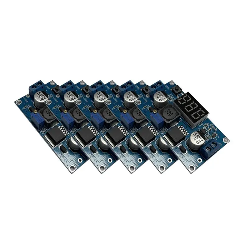 AED7-DC-DC Boost Module Voltage Digital Display LM2577 Boost Circuit Board 3A Output