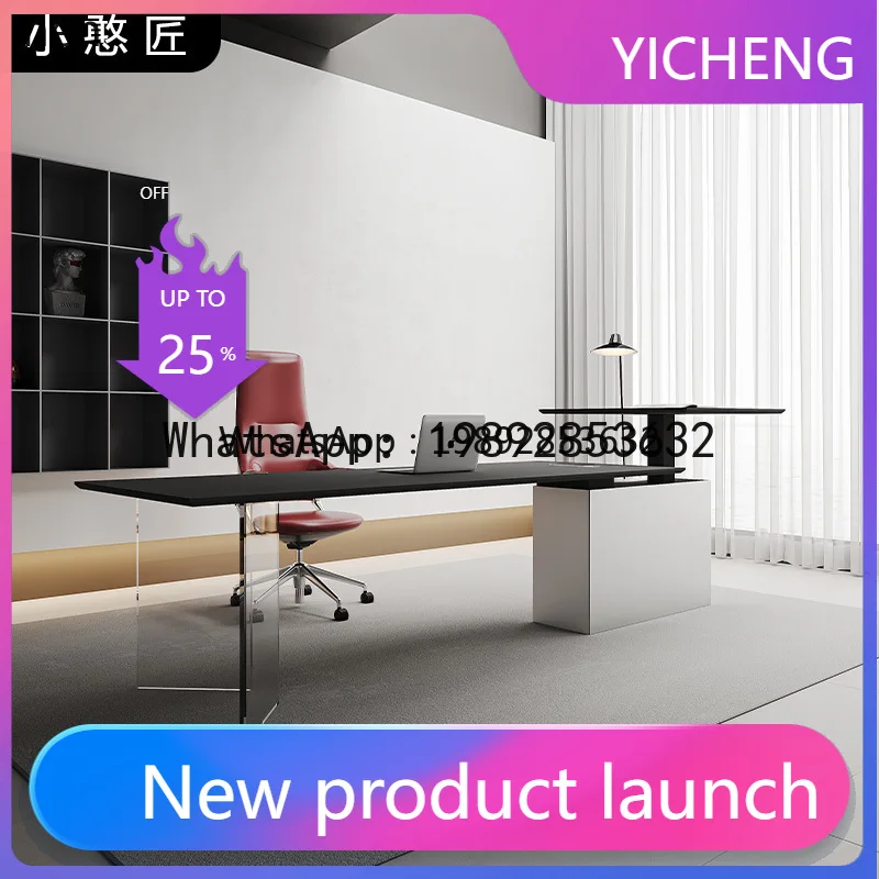 X8 intelligent lifting computer desk study desk simple modern office high-end boss desk and chair combination home decor