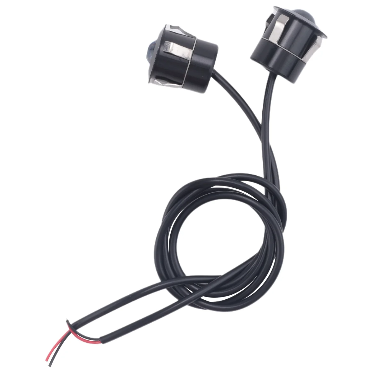 Compatible 2pcs LED Eagle Eye Backup Light Fog Driving Lamp Car Motorcycle White Light 9W black