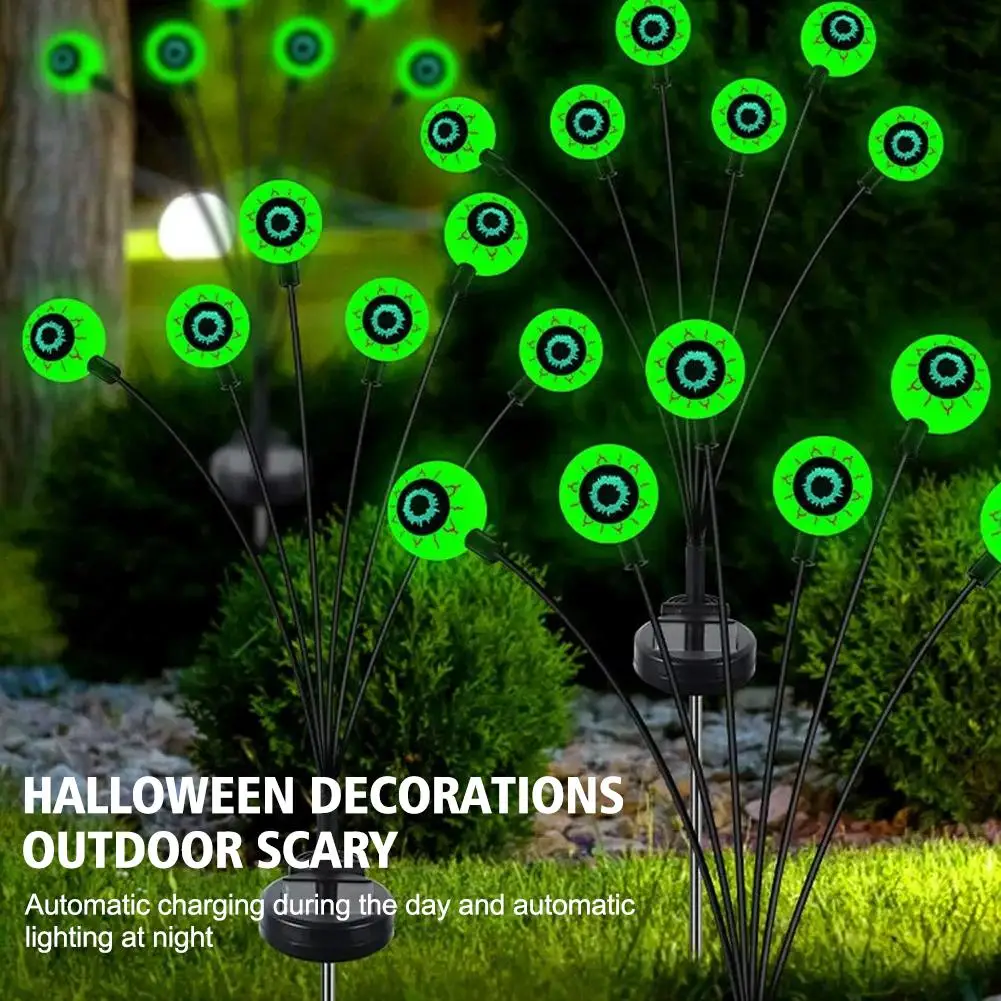 

Halloween Decorations Outdoor Scary 3d Solar Eyeball Pathway Lights Waterproof Outdoor Inserted Lights For Party Garden Yar Z2x4