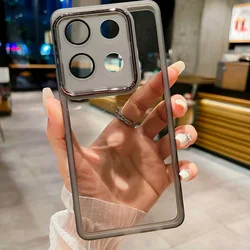 Soft Transparent Silicone Case for Infinix Note 40 Pro Hot 40 40i 30i 20 Pro 12 11 10 9 Play Zero 30 4G 5G Camera Protect Cover