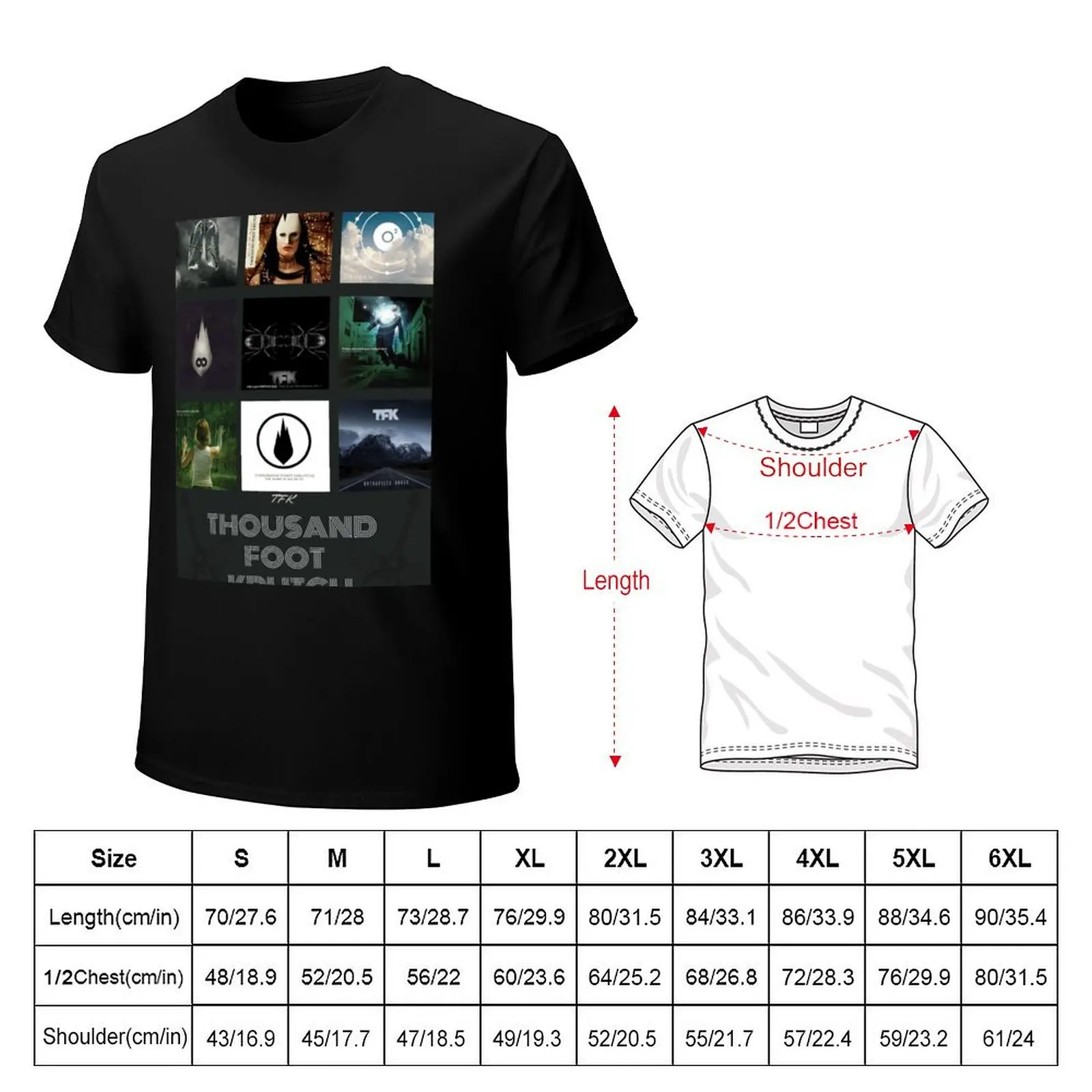 Thousand foot krutch T-Shirt t shirt man designer T-Shirt