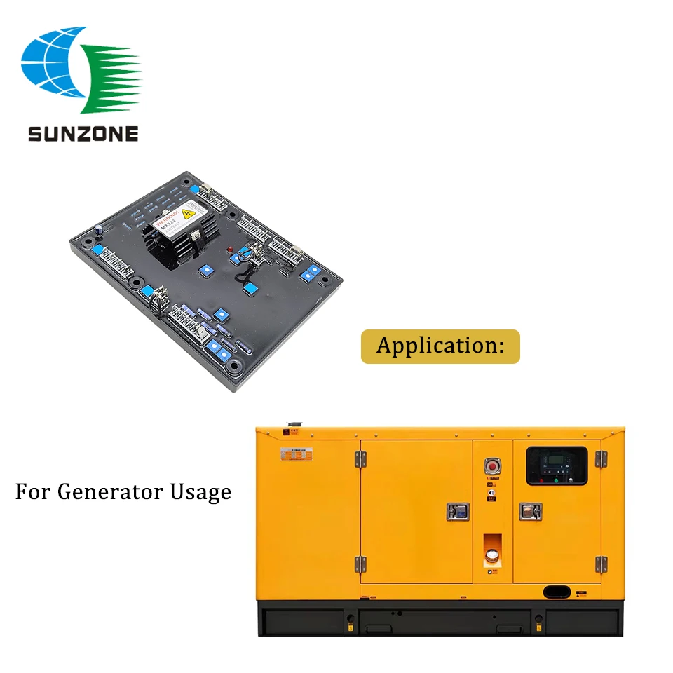 Imagem -02 - Estabilizador Regulador de Tensão Automático para Diesel Gerador sem Escova Compatível com Original Stamford Voltage Board Mx322 Avr