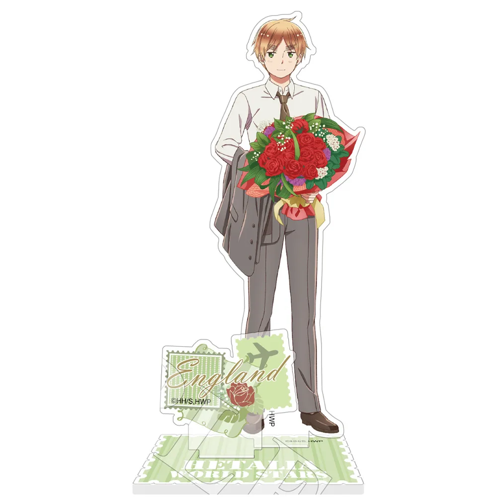 Hetalia World Stars Axis Powers Heroes Italië Duitsland Japan China Officiële autorisatie Flower Series Acryl staande platen