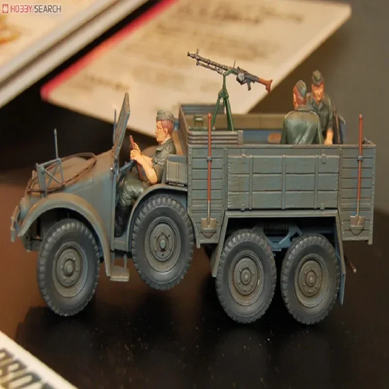 Tamiya 35317 1/35 skala 6x4 ciężarówka Krupp Protze porusznik montażowy Model zestawy do budowania dla dorosłych kolekcja Hobby