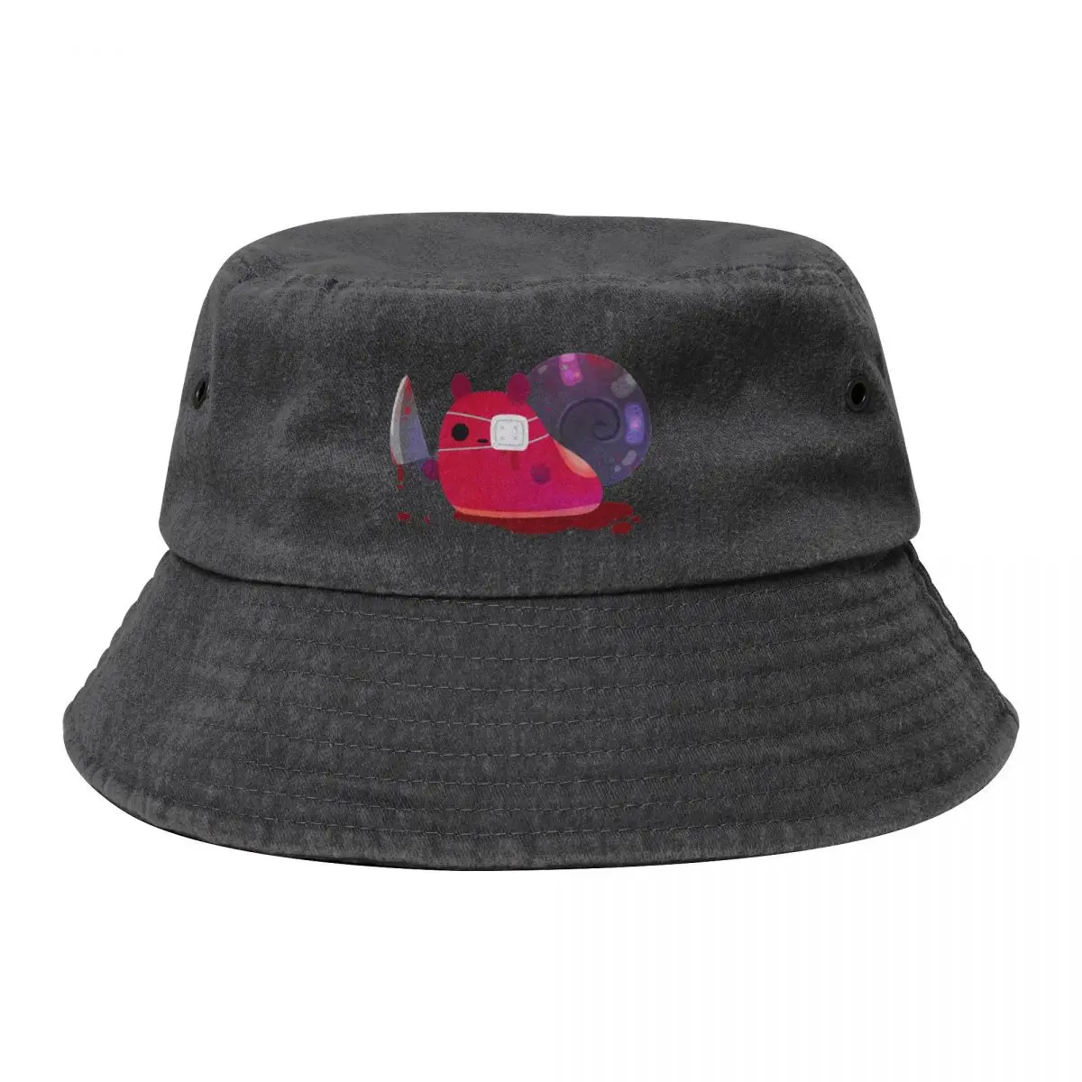 

Super cute snail Bucket Hat Golf Hat Man sun hat Fluffy Mens Tennis Women's