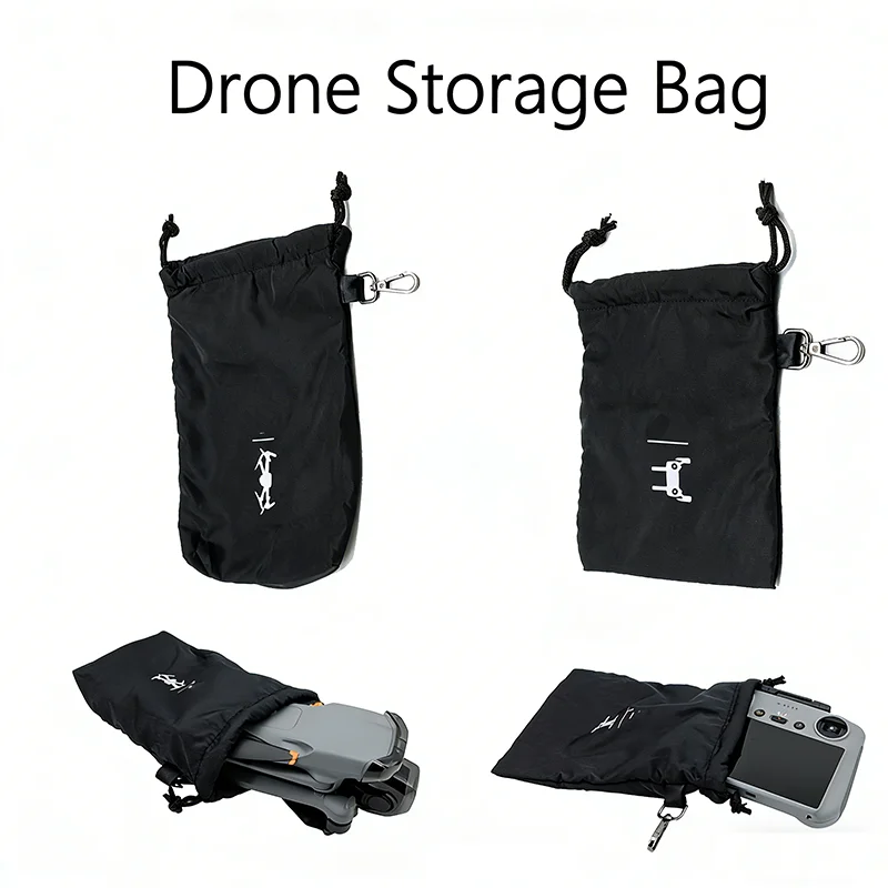 Bolsa de Armazenamento para Drone DJI Mini 3/Mini 3 Pro/Mini 4 Pro e Controle Remoto DJI RC/RC Pro/RC-N1 - Bolsa de Transporte Portátil