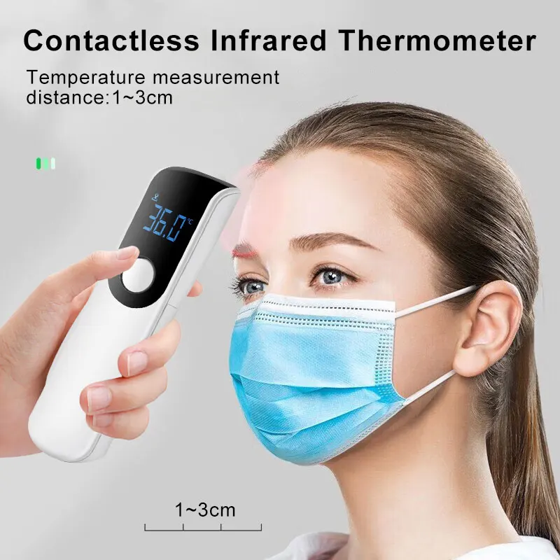 JUSTLANG Medical Temperature Infrared Thermometer Forehead Digital Non-contact LED Display Fever Measure Tool For Baby Adult