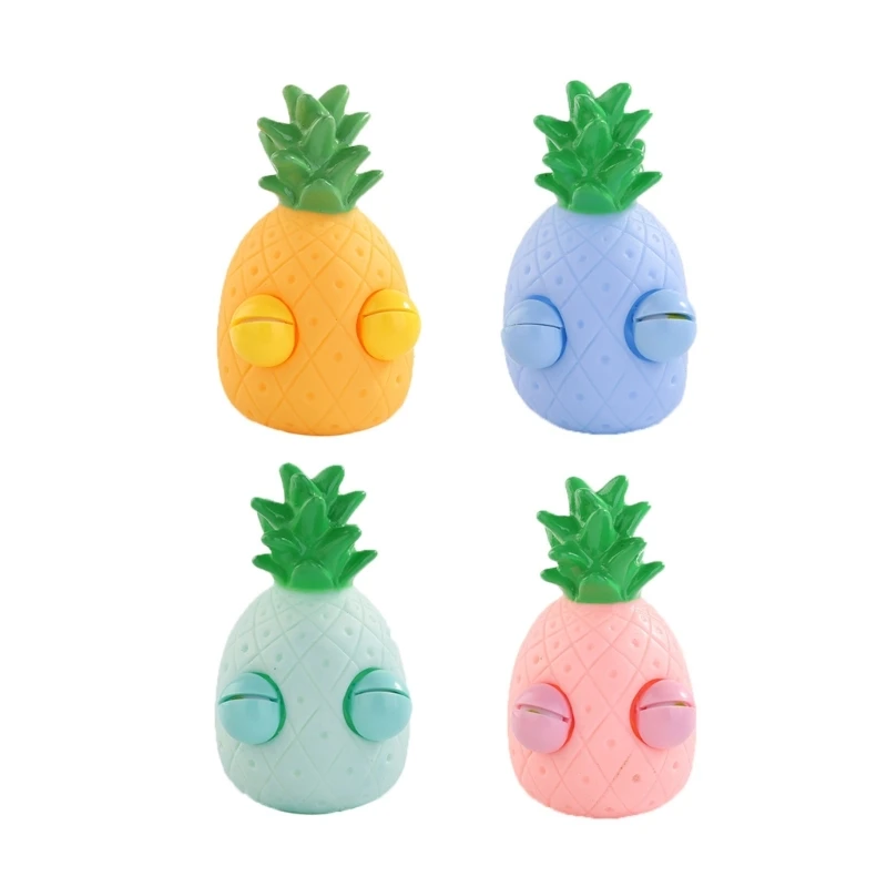 Fidgets TPR Toy Eye-Popping Decompress Pineapple Toy Adult Squeeze Toy