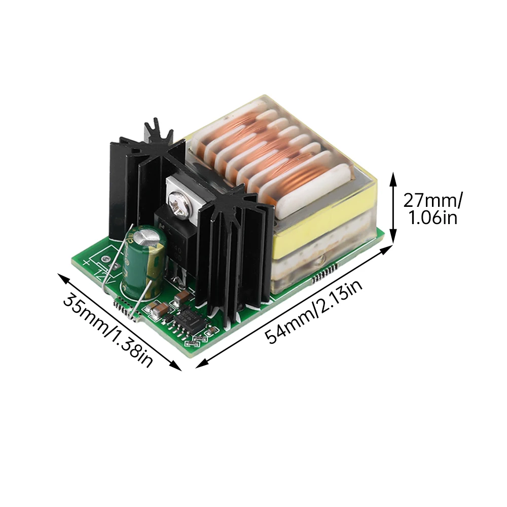 20KHz High Frequency Industrial Igniter 15KV High Voltage Power Module Arc Generator Purple High Temperature Arc Boost Coil