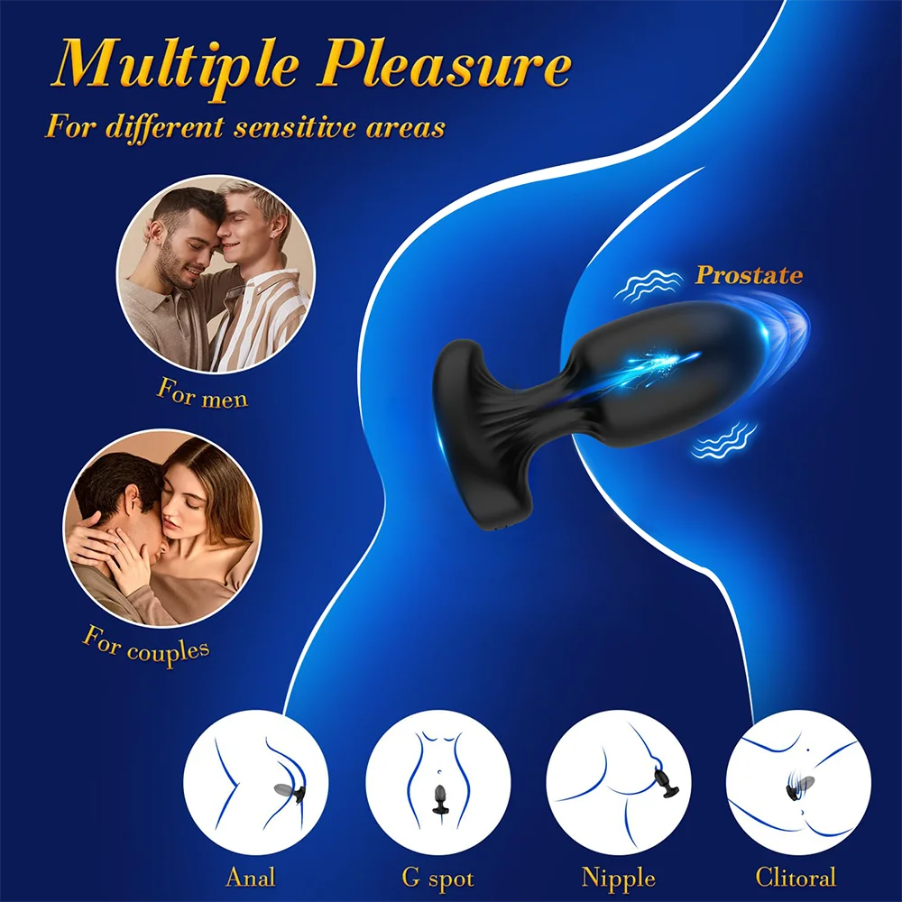 Vibration masturbation silicone,anal plug toys,for men and women,wireless remote control,sex toy,stimulator,18+,Adult products