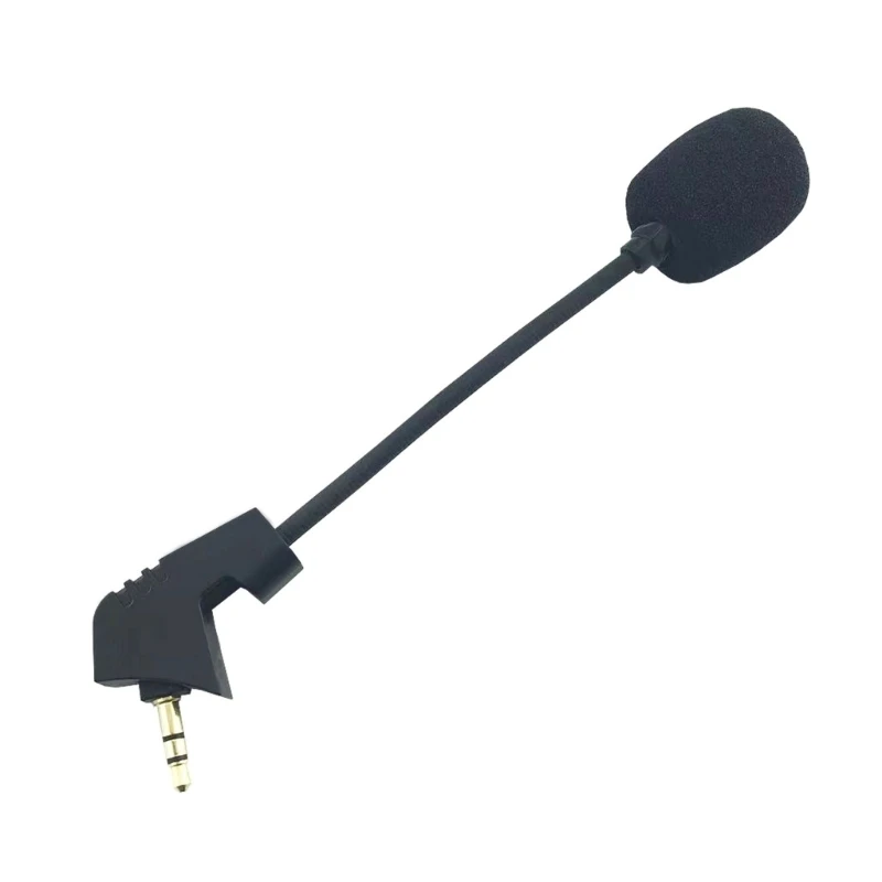 Game Mic Replacement for Legion Y480 Gamings Headsets, 3.5mm Microphones Boom with Cover