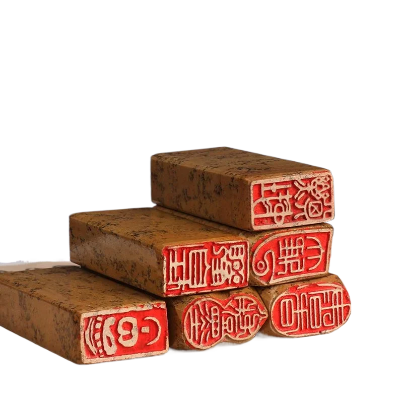 

Natural Stone Carving Finished Stamp Professional Calligraphy Painting works Finished Stamps Seal Traditional Chinese Style Seal