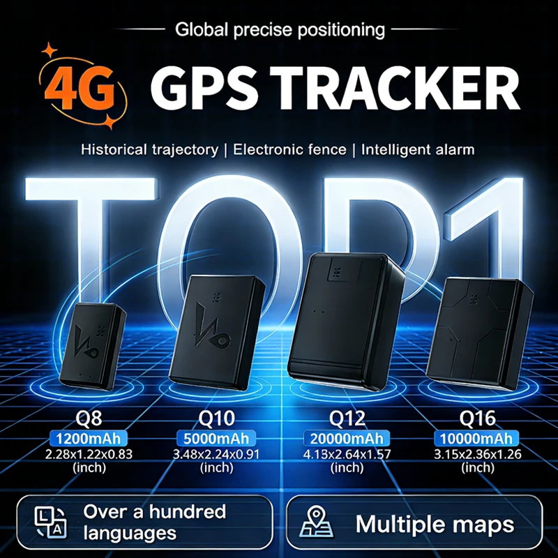 20000mAh/10000mAh GPS Tracker Auto 4G Vehicle GPS Locator for Car Real-time GPS Tracking Device Fence Alarm GPS Position APP