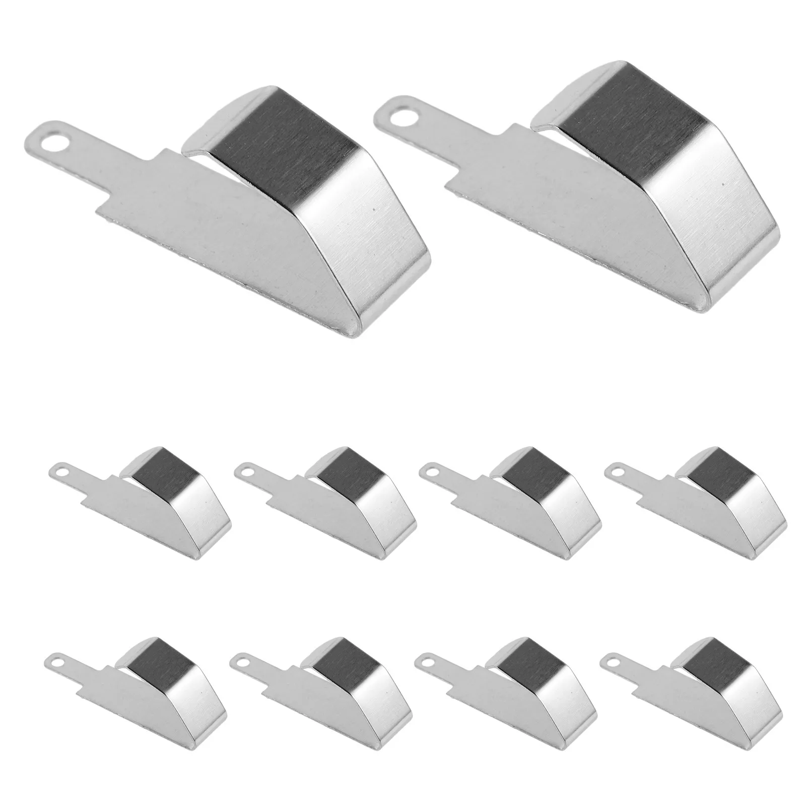 10Pcs Battery Spring Contact Plate High Conductivity Metal Replacement Battery Terminal Pad for Remote Controls Devices Chargers