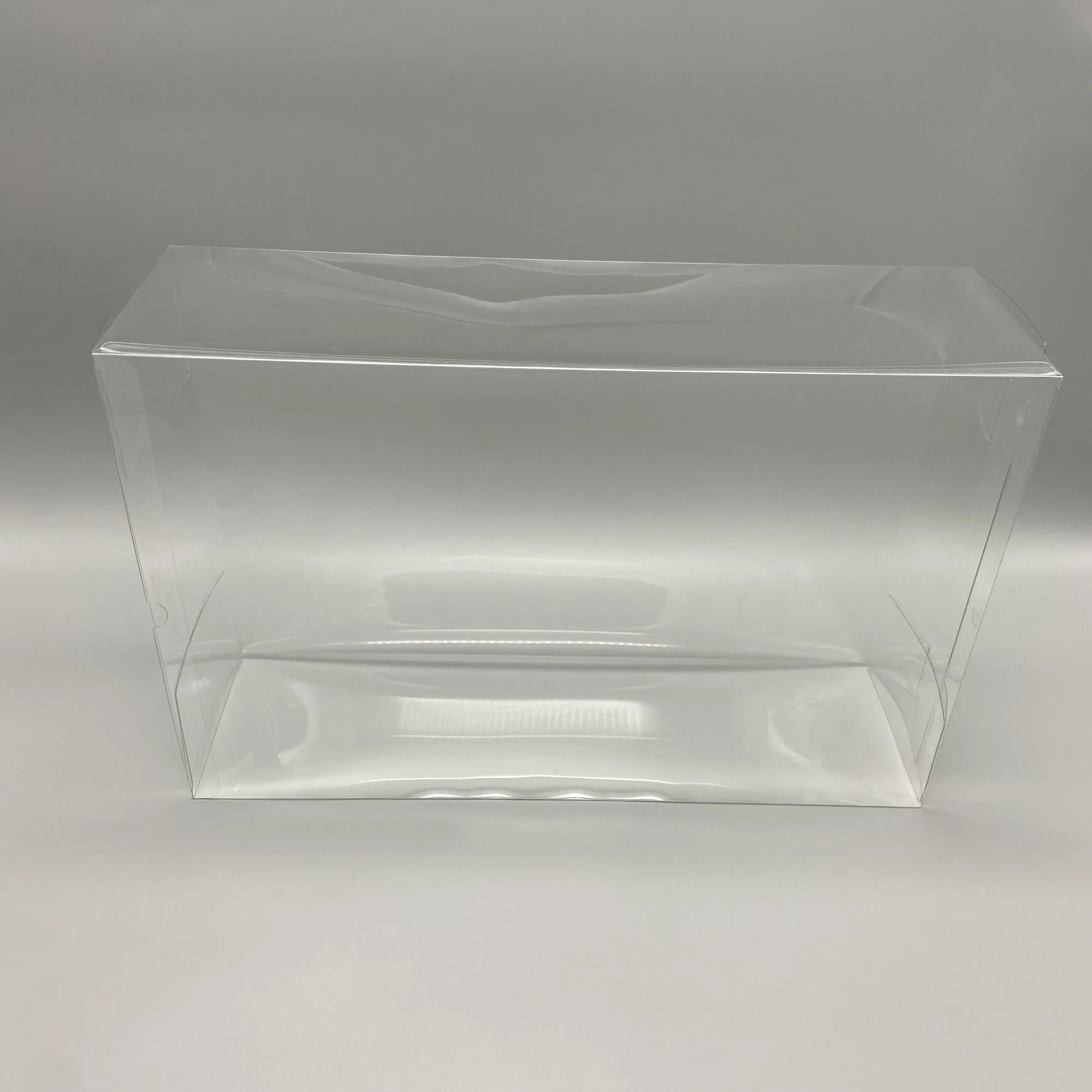 Transparent PET Protective cover For SFC Japan game console version clear display box storage case
