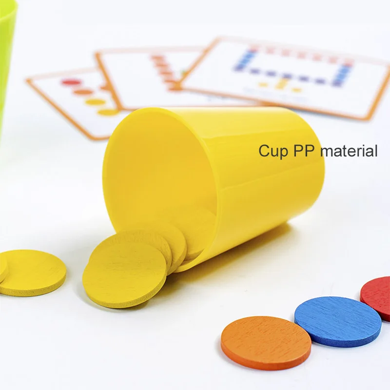 Classificação Cognitiva de cor infantil Copa, Criativos, Pensando, Empilhamento, Jogo, Brinquedos educativos