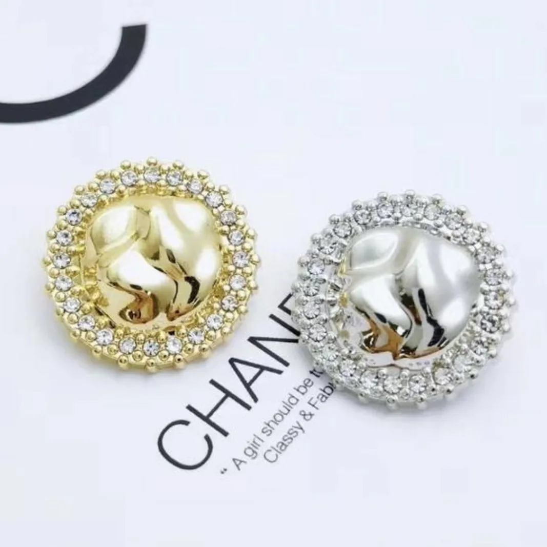 10PCS Fashion Sunflower Rhinestones Metal Buttons For Clothing Luxury Coat Cardigan Sweater Sewing Needlework Accessories