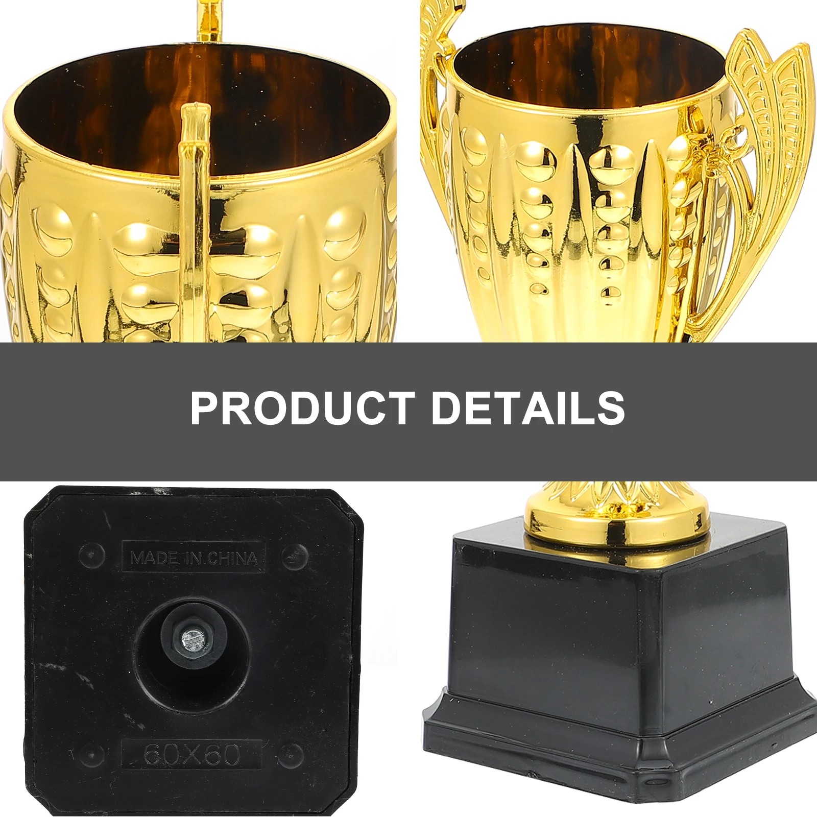 

Plastic Children Trophies Award Ceremony Party Favor Game Decor Performance Trophy School Competition Home Memorial