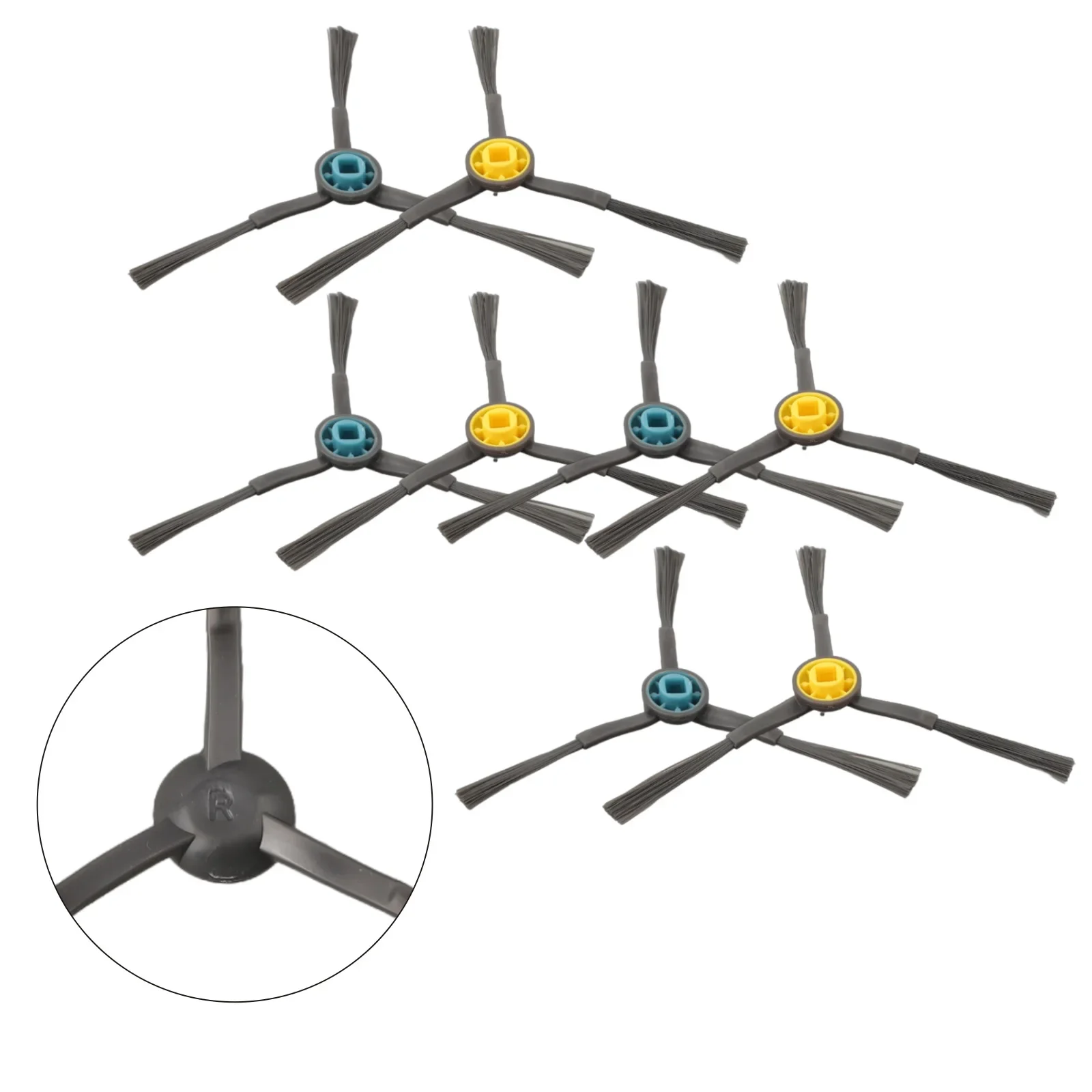 

8pcs Side Brushes For M9/For Eureka NERE10s E10S Robot Vacuum Cleaner Spare Parts Home Cleaning Replacement Accessories
